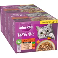 Whiskas 96x85g Country Collection in Saus Kattenvoer Portiezakjes