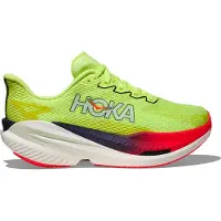 Hoka One One Loopschoen 'MACH X 3' neongeel / zalm roze / zwart / wit