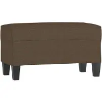 vidaXL Bankje 100x35x41 cm stof bruin