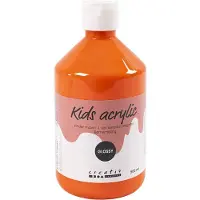 Packlinq Acrylverf Glossy, oranje, 500 ml/ 1 fles