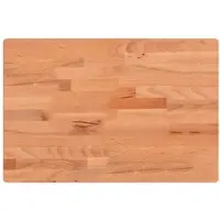 vidaXL Wastafelblad 80x40x4 cm massief beukenhout