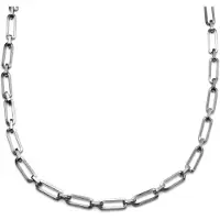 Lucleon Connor Amager Zilverkleurige Kabelketting