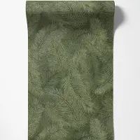 Dutch Wallcoverings A70203 Vliesbehang Arcadia Happy Leaf Groen - 53cm x 10m