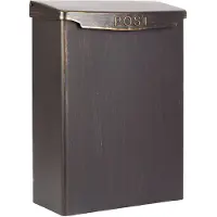 Ks Verlichting KS Brievenbus b32 - Wandbrievenbus - Aluminium - montagemateriaal en 2 sleutels - Brons