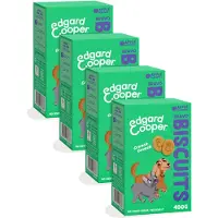 Edgard & Cooper Hondensnacks (Appel, 400g x 4), Bravo Koekjes, Hondenkoekjes, Kruidige Voeding, Fruit, Groenten en Kruiden, Echte Ingrediënten voor Honden