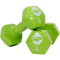 Muscle Power Vinyl dumbbells MP920 2 x 4 kg