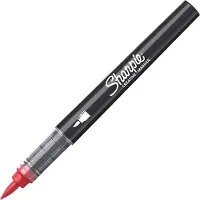 Sharpie Acryl Marker Brush Wit - Permanente Verf, Waterdicht