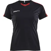 Craft T-Shirt Women Progress Jersey Contrast Black/Pop-XS