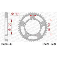 DC AFAM 86603 Achtertandwiel