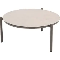 4SO Vic salontafel 73xH35 cm printed ceramic terre
