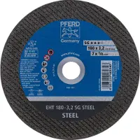 PFERD Sg Steel 61326222 Doorslijpschijf recht 180 mm 22.23 mm 25 stuk(s)
