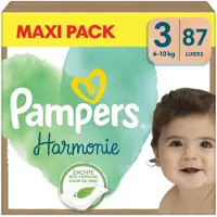 Pampers Harmonie Luiers Maat 3 (6-10kg) 87 Stuks