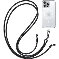 Satechi OntheGo Crossbody Lanyard Kabel – Multi-Device Oplaadcompatibiliteit – Handige Handsfree Draagoplossing – Premium Kwaliteitsmaterialen voor Duurzaamheid - Roze
