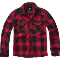 Brandit Overhemd rood / donkerrood / zwart