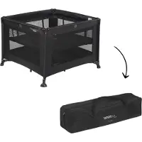 Titaniumbaby Box/Campingbed Smart Mason 100x100 Black