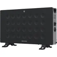 Auronic Convectorkachel - 2000W - Ingebouwde Ventilator - Elektrische Kachel - Met Thermostaat - Heater - Zwart