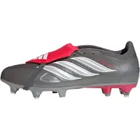 Adidas Voetbalschoen 'Predator League' basaltgrijs / cranberry / zilver