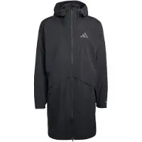Adidas Outdoorjas 'Multi 2 Layer' stone grey / limoen / zwart
