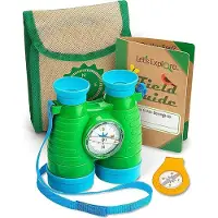 Melissa & Doug Laten we een verrekijker en kompasspeelset verkennen