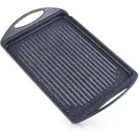 SuperMerchantEU GRANDE granieten grillplaat 42x27 cm