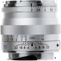 Zeiss Planar T* 2.0/50 ZM Leica M silver