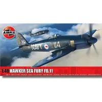 Airfix Modelbouwpakket Militaire voertuigen - 06105A Hawker Sea Fury FB.11 Plastic - 1:48 - Modelbouw
