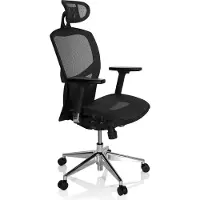 Hjh OFFICE VENUS ONE - High end bureaustoel Zwart