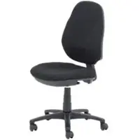 Realspace Jura Bureaustoel Basismechanisme Stof Optionele armleuning In hoogte verstelbare zitting Zwart 110 kg 635 x 495 x 1,060 mm