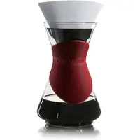 Finum BLOOM AND FLOW POUR-OVER KOFFIEMAKERZWART - BOROSILICAAT - 2-5T