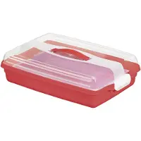 Curver Rechthoekige deegbak Raudon 172568, Opbergblikken, Rood