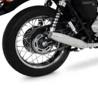 Remus Bonneville T120/black 16 Stainless Steel Tapered Right Gehomologeerde Slip On Uitlaatdemper