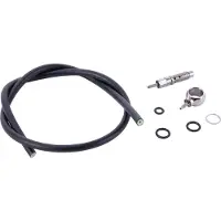 RockShox Vorkdeel x-loc leiding incl banjo en toebehoren - ZWART