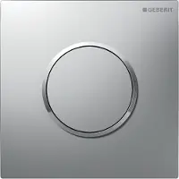 Geberit Bedieningsplaat type 10 pneumatisch round mat chroom