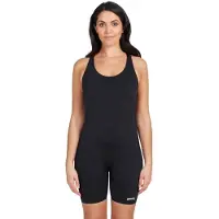 Zoggs Cottesloe Legsuit Open Back Competition Swimsuit Zwart 34 Vrouw
