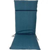 Madison Tuinstoelkussen hoge rug 50x120 cm Universeel Sea blue
