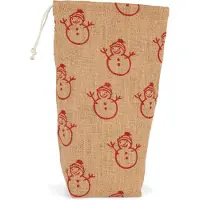 Kimood Tas One Size Natural / Cherry Red 100% Jute
