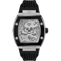 Philipp Plein Watches Horloge, PWBAA2023, Zwart, Zilver