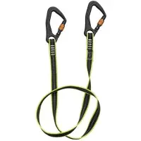 PLASTIMO 2 Carabiners Rescue Rope Geel