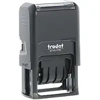Trodat Printy 4750/L1 Gepersonaliseerde stempel Blauw, Rood 6 x 3,8 x 10,6 cm Duitstalig