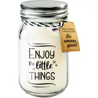 Paper Dreams Geurkaars In Glas - Enjoy Little Things Wit wit Glas Kaars