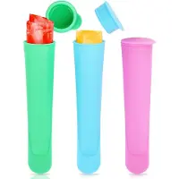 Eh Excellent Houseware Sada voor het maken van zelfgemaakte ijsjes, met herbruikbare stokjes, 3 stuks
