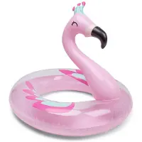 Swim Essentials - zwemband - Ø95 cm - Roze - Dreamscape - kind - flamingohoofd