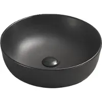 Mexen Lana opbouwwastafel 41 x 41 cm, zwarte mat - 22234185