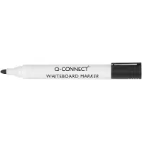 Q-CONNECT whiteboardmarker, 2-3 mm, ronde punt, zwart 10 stuks