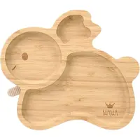 BamBam Kinderbord - Plate Bamboo Rabbit