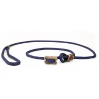 Mystique Field trial moxon Lijn 6mm 150cm Blauw met hoornstopper