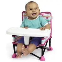 Bright Starts Pop 'n Sit Roze Rozenverhoger