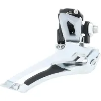 Shimano Voorderailleur 105 Fd-r7000-f 11s Aanlas Zwart/zilver