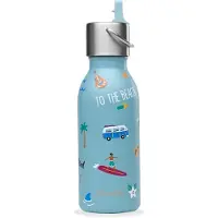 Qwetch RVS Isolerende Fles Kind Honolulu | Maat 350 ml