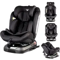 Bebies First Autostoel Vento i-Size Met Isofix 360° Draaibaar Groep 0/1/2/3 (0-36 kg) Vanaf 40 tot 150 cm -Zwart